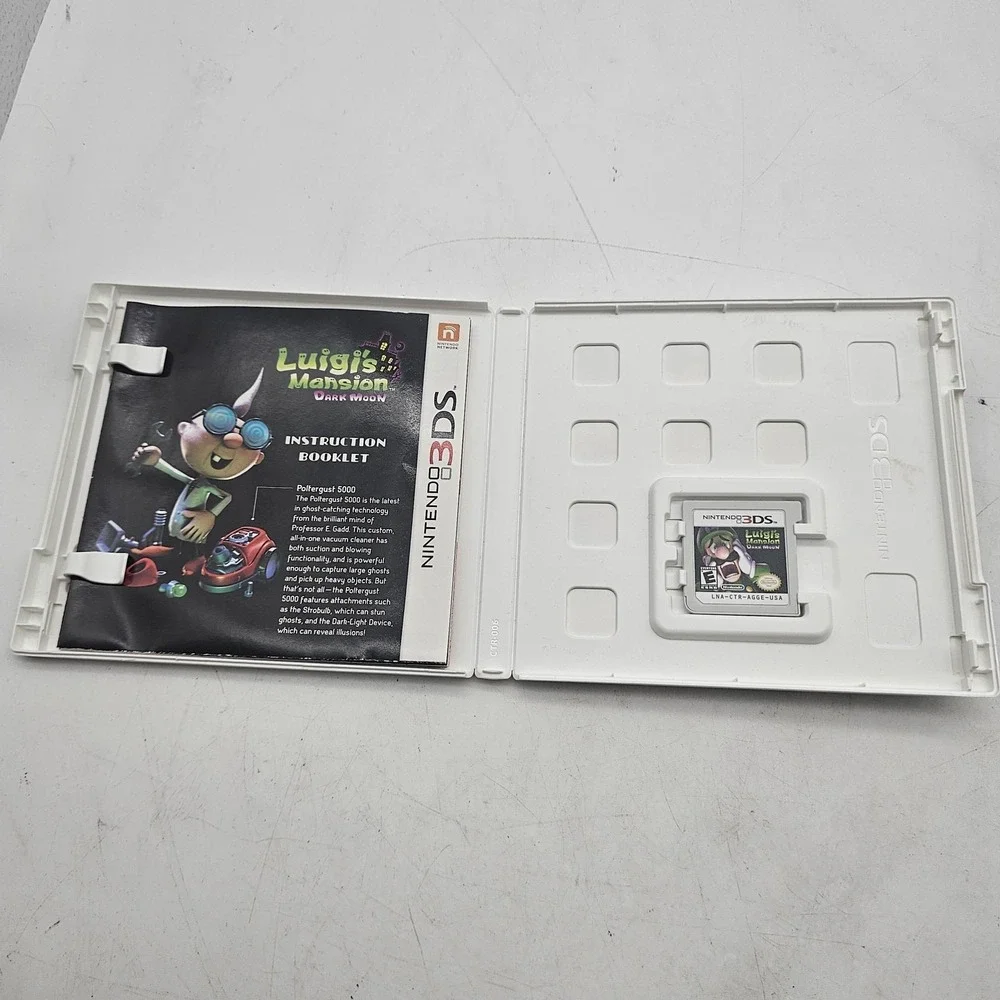 Luigi's Mansion Dark Moon Nintendo 3DS Game Complete CIB Case Manual E NTSC-U/C